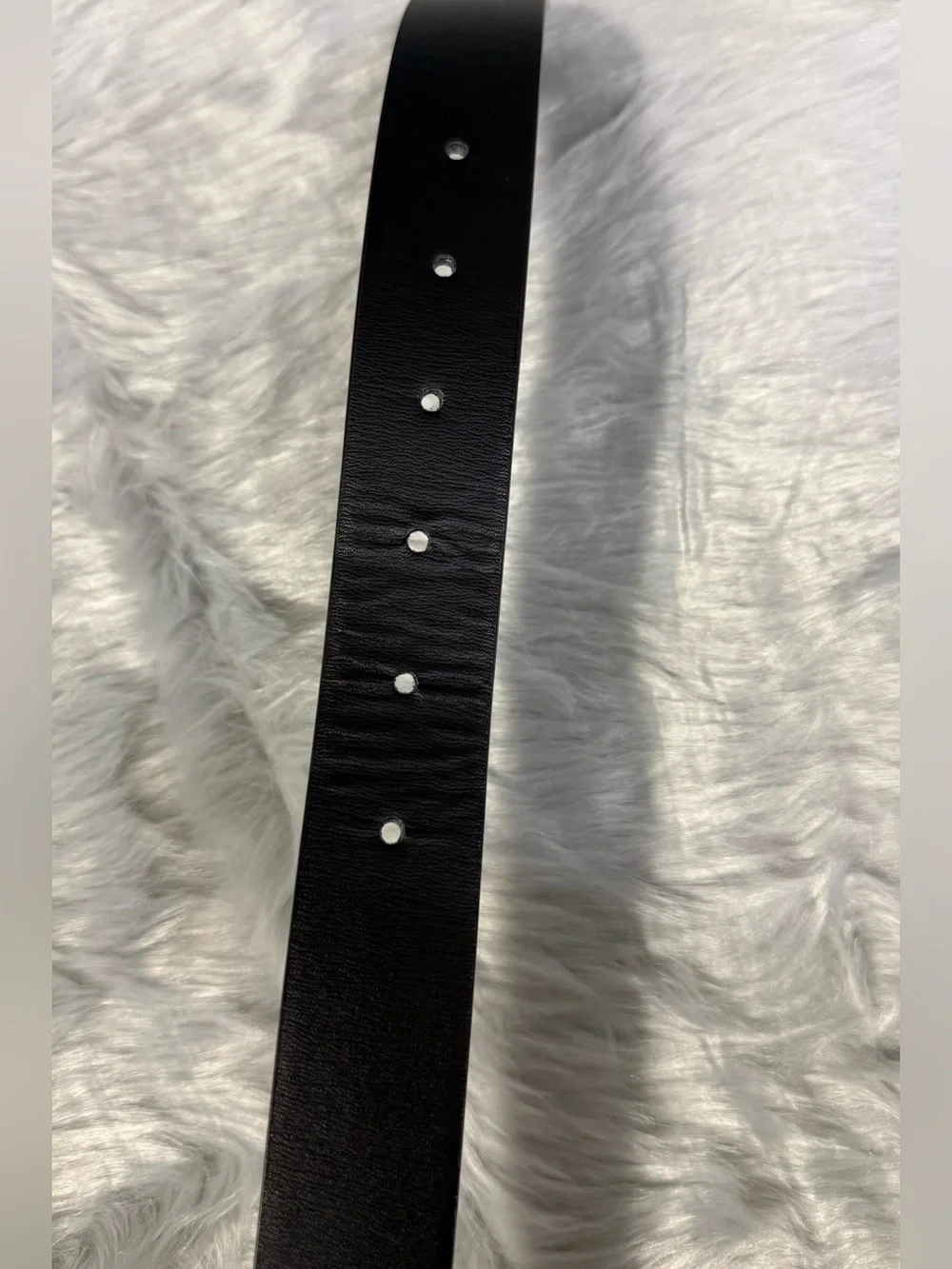 ✨ NWOT Old Navy Classic Black Faux-Leather Gold Buckle Belt ✨ Size 2X-3X